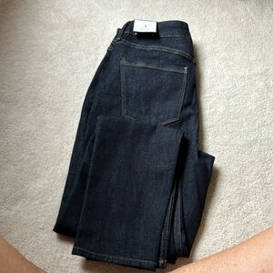 WHBM sculpt skinny ankle high rise jean